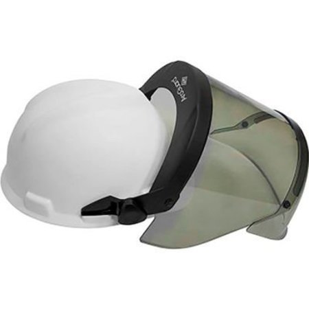 NATIONAL SAFETY APPAREL ArcGuard® H12HTHAT 12 cal PureView Arc Flash Face Shield with Hard Hat H12HTHAT